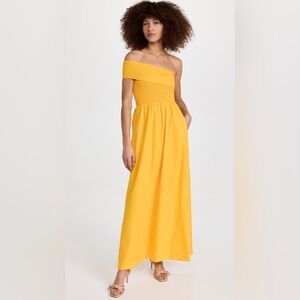 SWF
One Shoulder Shirred Maxi Dress size‎ large NWT